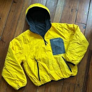Vintage 90's structure sport hooded jacket